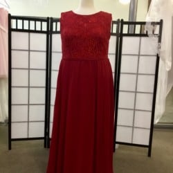 Rotes Abendkleid