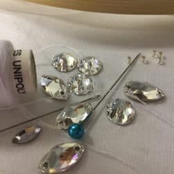 Weiße SWAROVSKI_Steine